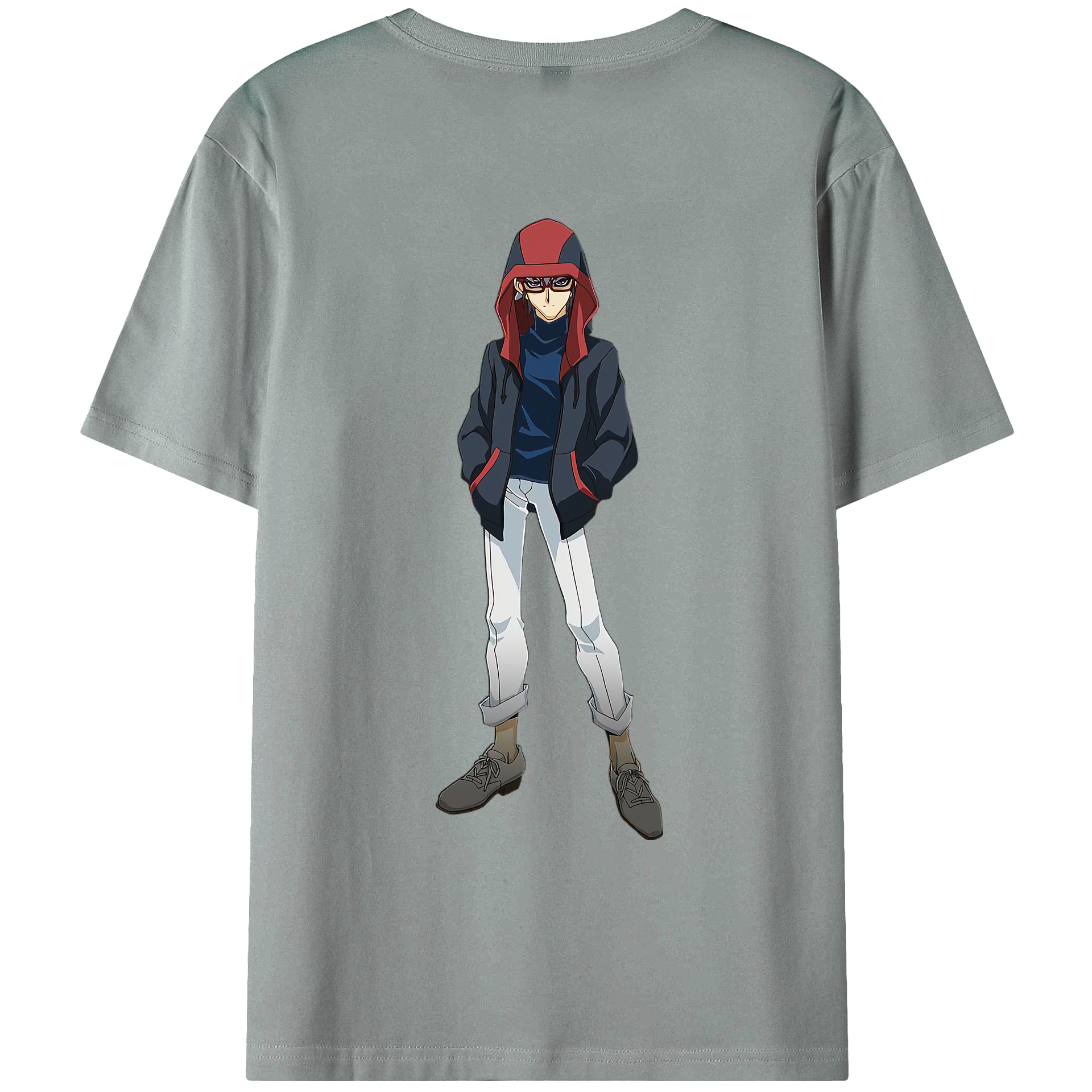 （画像用） 遊☆戯☆王 Yu-Gi-Oh! 綿100％ メンズ半袖Tシャツ（バックプリント） 通気性